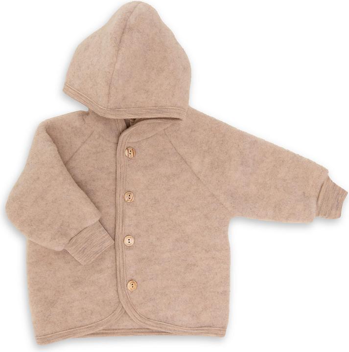Engel Kinder Kapuzenjacke mit Holzknöpfen