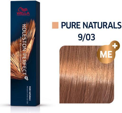 Immagine prodotto Wella Koleston Perfect Me+ Pure Naturals (9/03 biondo chiaro natura-oro)