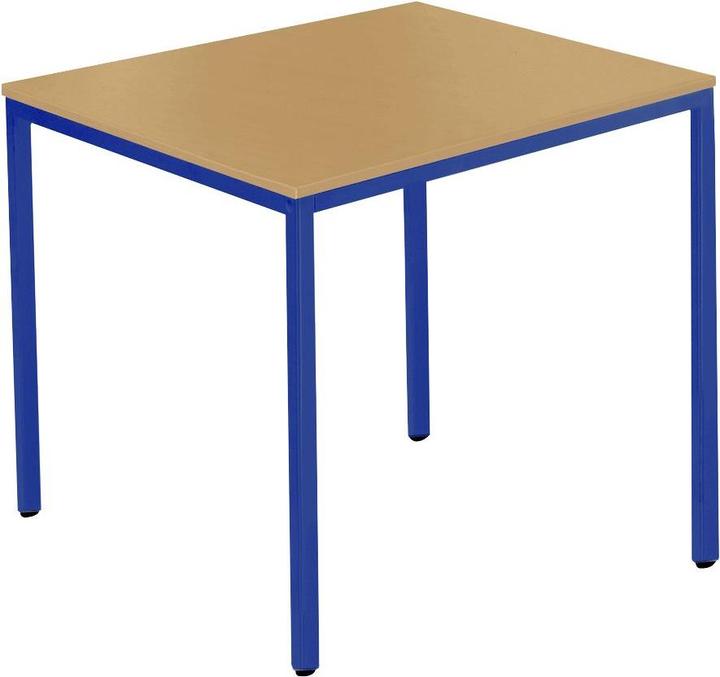 Bleu gentiane, Décoration en hêtre