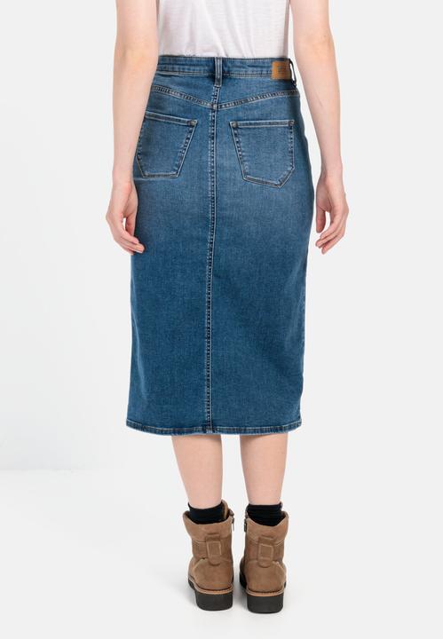 Image du produit Camel Active Jupe en jean à l'aspect usé (48)