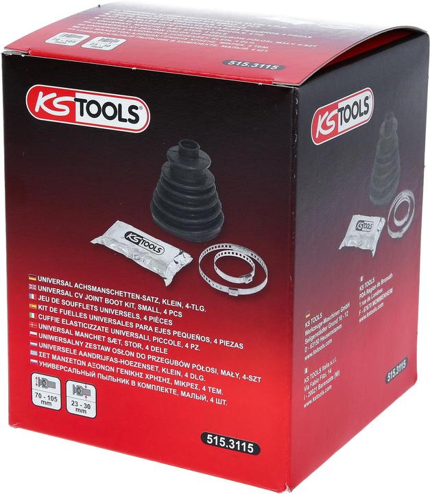 Produktbild KS Tools Universal Achsmanschetten-Satz, klein, 4-tlg