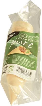 Actual product image Papstar Fingerfood tip bag pure (50 x)