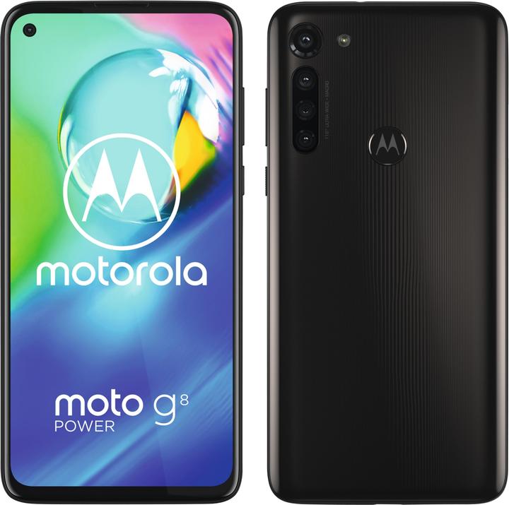 Image du produit Motorola Moto G8 Power (64 Go, Noir Fumée, 6.40", Double SIM hybride, 16 Mpx, 4G)