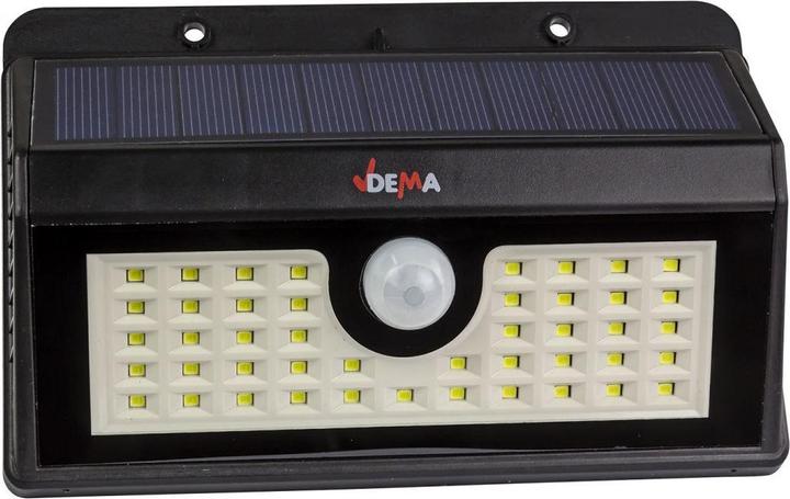 Actual product image Dema LED Sensor-Leuchte Akku Solar Bewegungsmelder Aussenleuchte Solarleuchte 300 lm (300 lm)