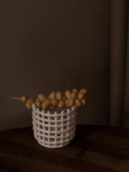 Image du produit Ferm Living Panier en céramique (1 x, 16 x 16 x 14.5 cm)