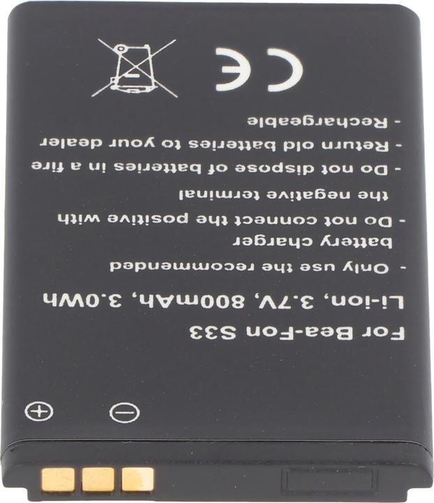 Produktbild AccuCell Akku Bea-Fon S33
