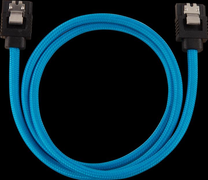 Actual product image Corsair Sheathed premium SATA cable