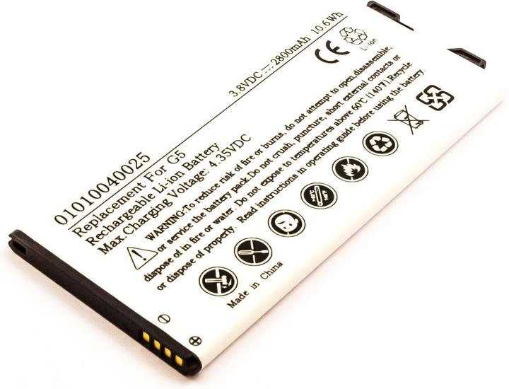 Image du produit AGI 38621 - Batterie - LG - noir - Lithium-ion (Li-Ion) - 2800 mAh - 3,8 V