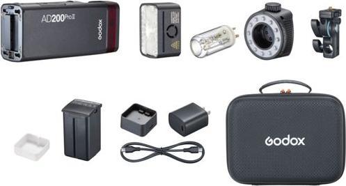 Actual product image Godox Witstro AD200Pro II (200 W, Flash head)