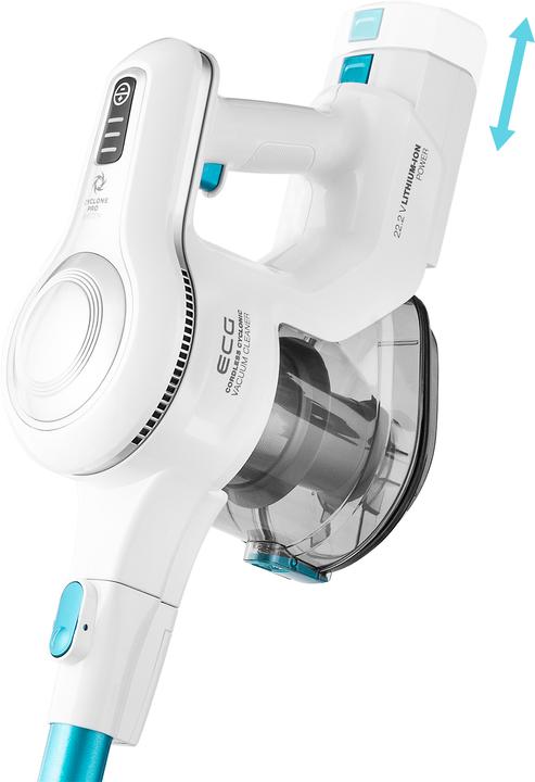 Produktbild ECG VT 3620 2in1 Jean Stick vacuum cleaner, Up to 40 minutes run time per charge