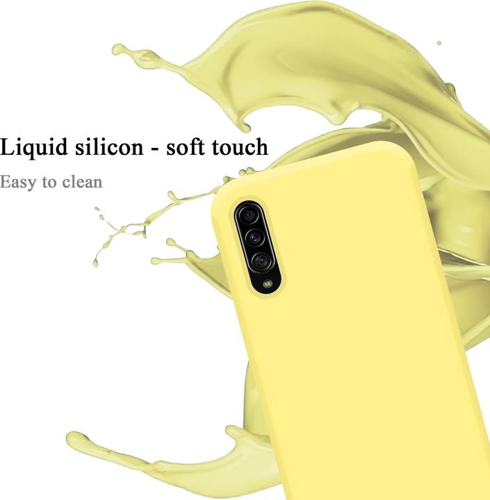 Actual product image Cadorabo TPU Liquid Silicone Case Cover for Samsung Galaxy A90 5G (Samsung Galaxy A90 5G)