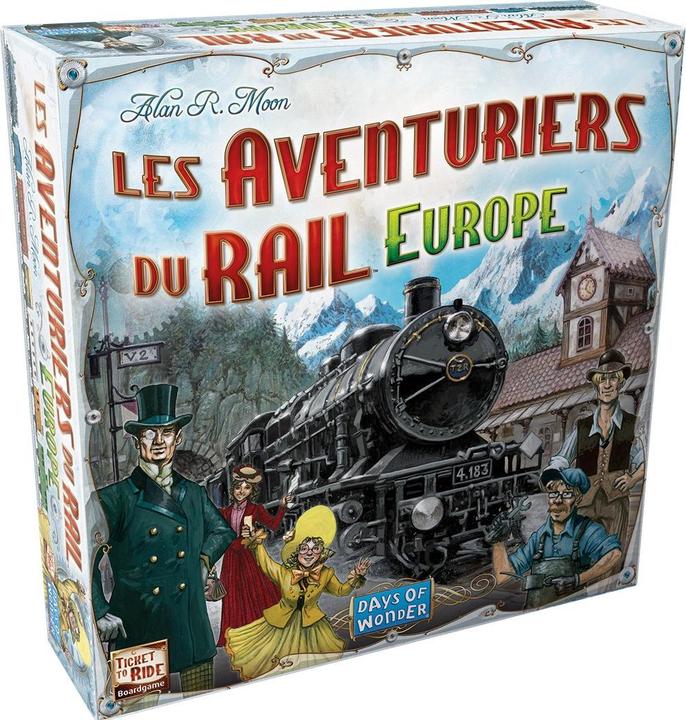 Asmodée Ttr Ticket To Ride Europe (French, German, Italian)