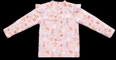 Little Dutch Schwimm T-shirt langärmlig ruches Ocean Dreams Pink - 86/92 (86)