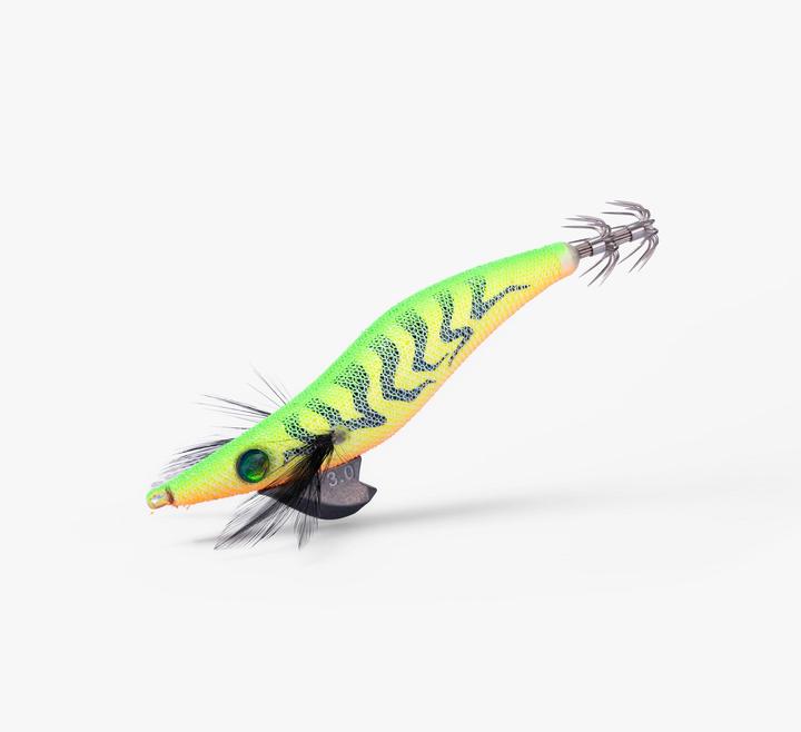 Actual product image Caperlan Shallow Sinking Jig for Cuttlefish and Squid fishing EBIKA 3.0/120 Firetiger (12 cm)