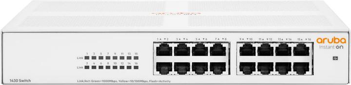 Produktbild HPE Aruba Instant On 1430 16G Switch - Switch - unmanaged - 16 x 10/100/1000 - desktop, rack-mountab (16 Ports)