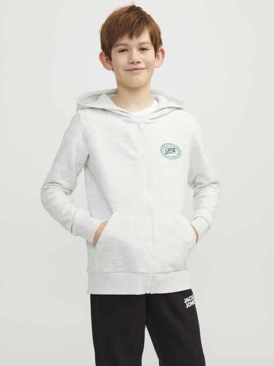 Immagine prodotto Jack & Jones Felpa stampata con cappuccio e zip Per ragazzi Felpa con cappuccio e zip (176)