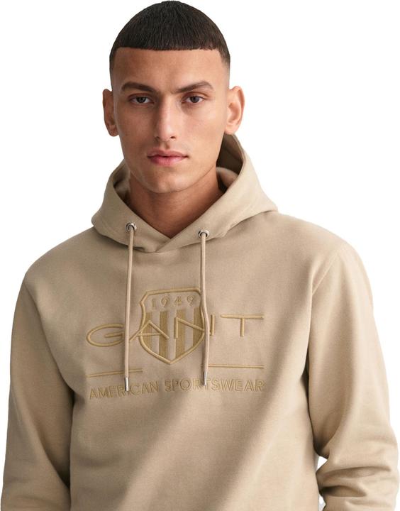 Actual product image GANT Regular Tonal Shield Hoodie (4XL)