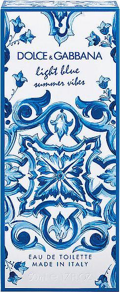 Produktbild Dolce & Gabbana Light Blue Summer Vibes Eau de Toilette 50ml (Eau de Toilette, 50 ml)