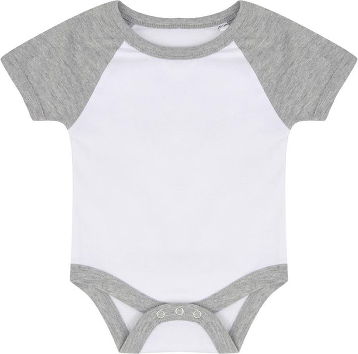 Larkwood Baby JungenMädchen Essential Kurzarm Baseball Body