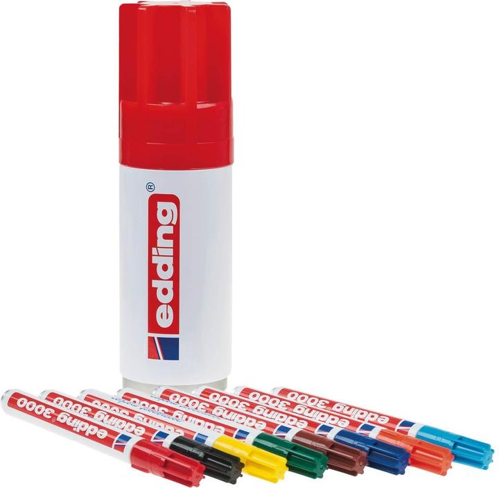 Actual product image Edding 3000 (Multicoloured, 3 mm, 8 x)