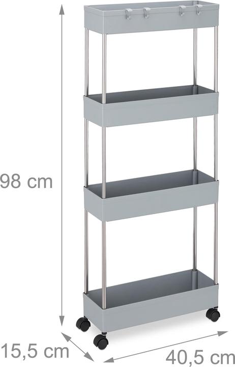 Actual product image Relaxdays Niche trolley