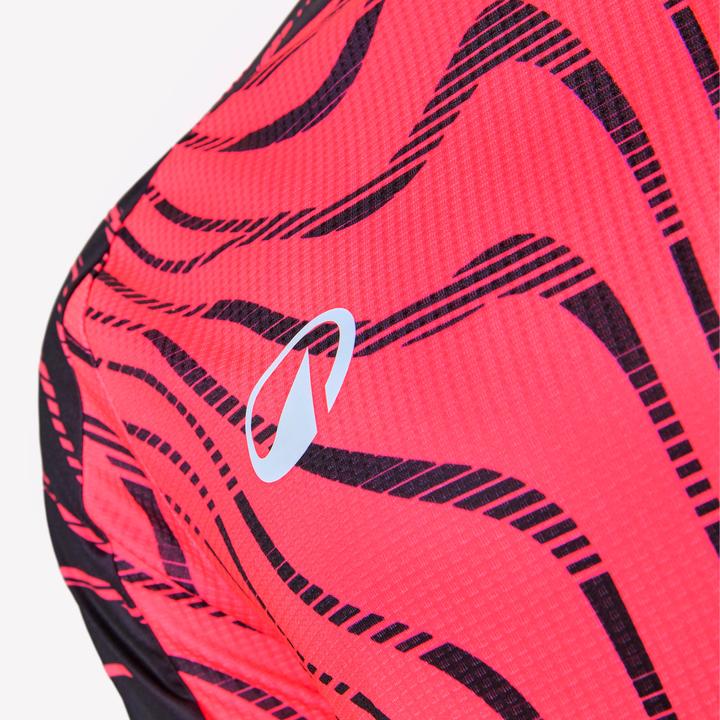 Actual product image Kipsta Damen/Herren Fussball Trikot kurzarm - VIRALTO Topo neonrosa/schwarz (L)