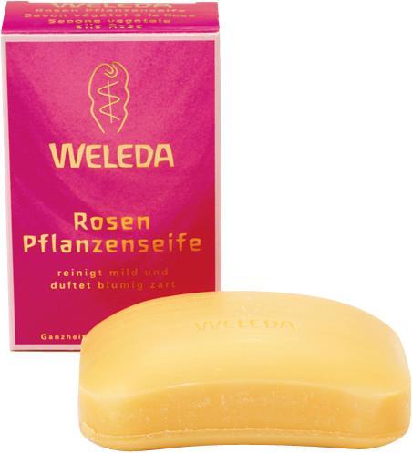 Produktbild Weleda Rosen Pflanzenseife (Hartseife)
