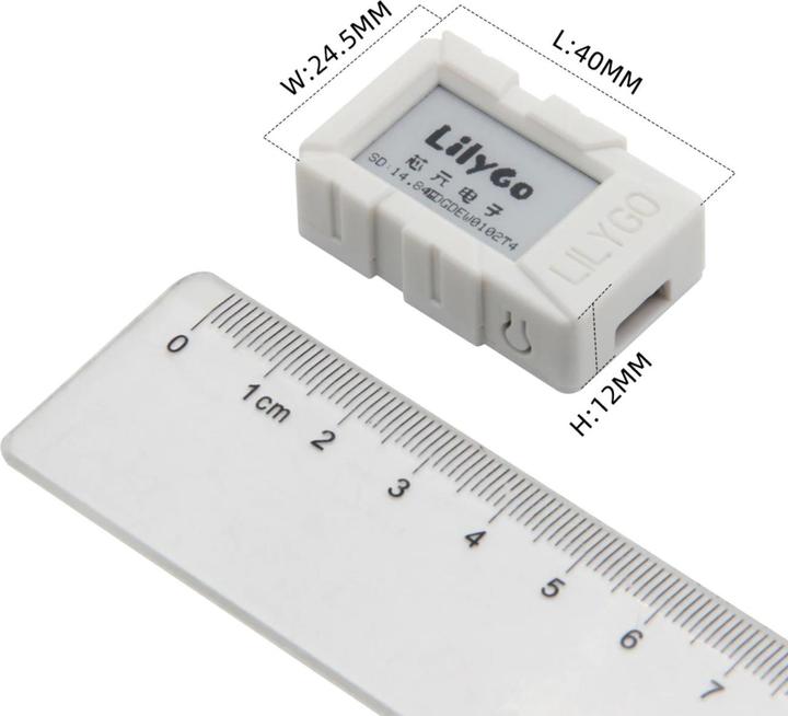 Produktbild Lilygo TTGO Mini E-Paper Core ESP32 mit 1.02 Inch Display und Gehäuse