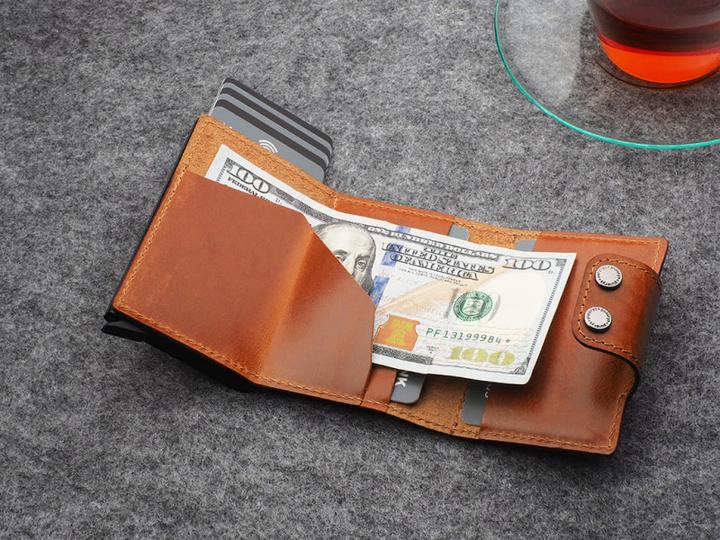 Actual product image Pularys Wallet DOPPIO credit card holder