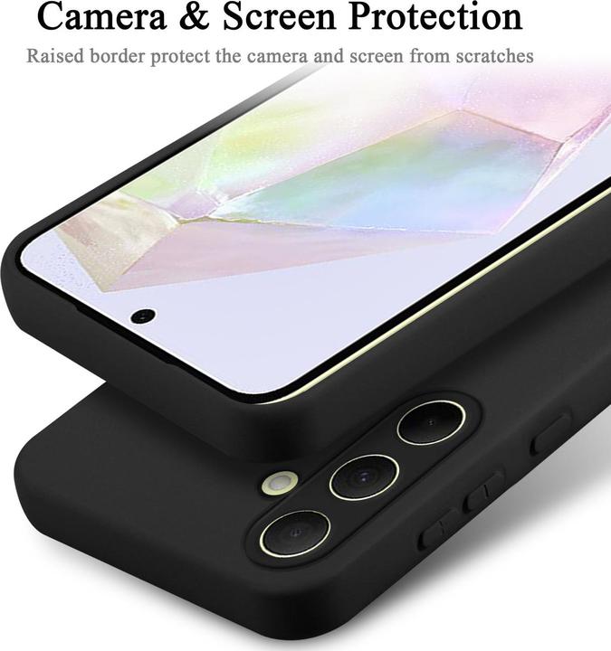 Actual product image Cadorabo Case for Samsung Galaxy A35 TPU in liquid protection silicone design (Samsung Galaxy A35)