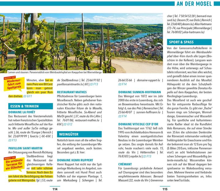 Produktbild Reiseführer Luxemburg (Deutsch, Susanne Jaspers, Wolfgang Felk, 2023)