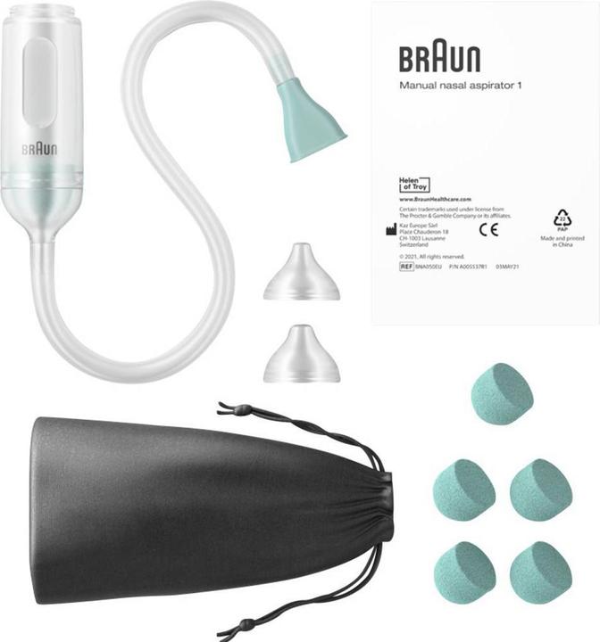 Immagine prodotto Braun Aspiratore nasale manuale BNA 050EU (1 pz)
