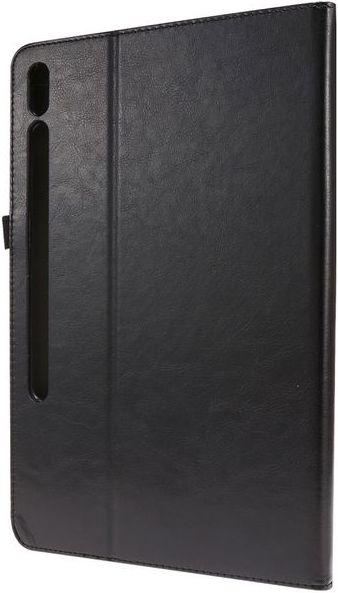 Actual product image MU Classic Dual Fold Crazy Horse Leather Case Cover (Galaxy Tab S7)