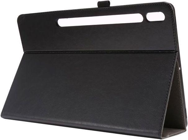 Actual product image MU Classic Dual Fold Crazy Horse Leather Case Cover (Galaxy Tab S7)