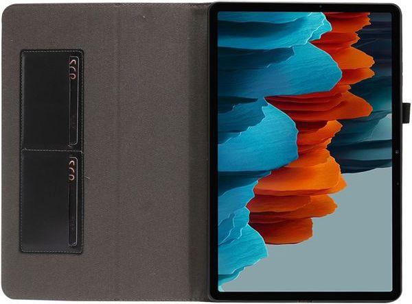 Actual product image MU Classic Dual Fold Crazy Horse Leather Case Cover (Galaxy Tab S7)