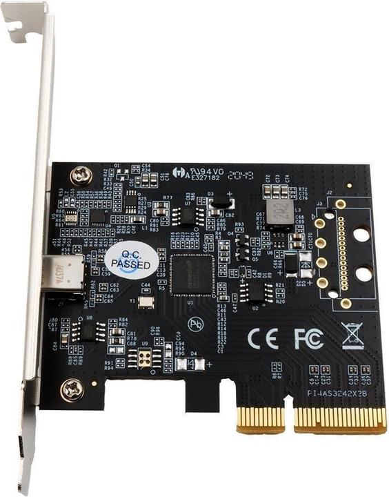 Produktbild Exsys GmbH USB 3.2 Gen2x2 PCIe (x4) Karte mit 1 Ports C-Anschluss