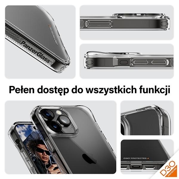 Immagine prodotto PanzerGlass Custodia rigida con D3O iPhone 2023 6.7 Pro Max (Apple iPhone 15 Pro Max)