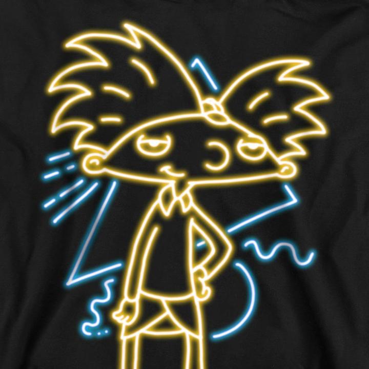 Immagine prodotto Hey Arnold! Felpa Neon Adulto Unisex (L)
