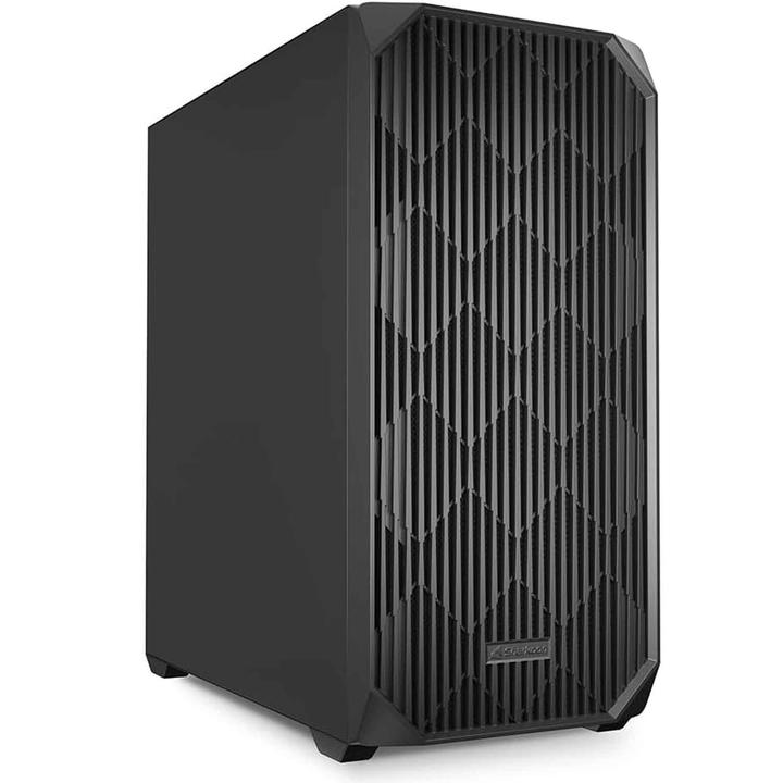 Actual product image Sharkoon AK3 Black ATX (black) (ATX, Mini-ITX, mATX)