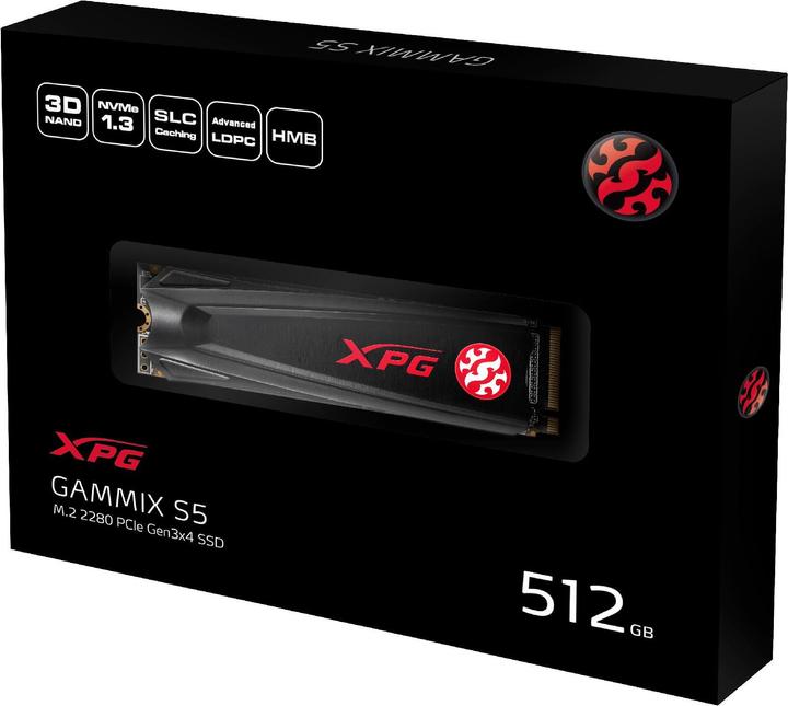 Produktbild Adata Gammix S5 (512 GB, M.2 2280)