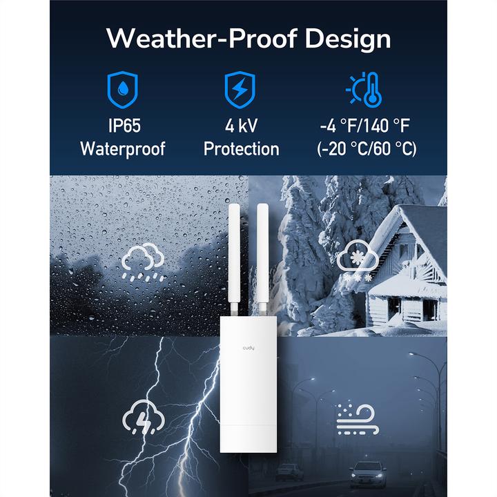 Actual product image Cudy LT500 Outdoor