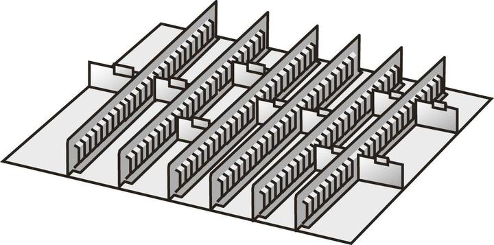 Image du produit SSI Schäfer Assortiment d'aménagement pour armoire à outils WSK (102.30 cm, 10 cm)
