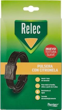 Productafbeelding Omega Pharma Relec Familia Black Mosquito Repellent Bracelet - 1 Unit