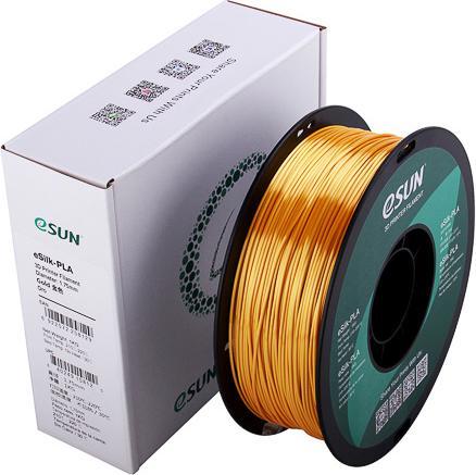 eSUN eSilk-PLA 1,75mm Or 1kg Filament 3D (PLA, 1.75 mm, 1000 g, Jaune)