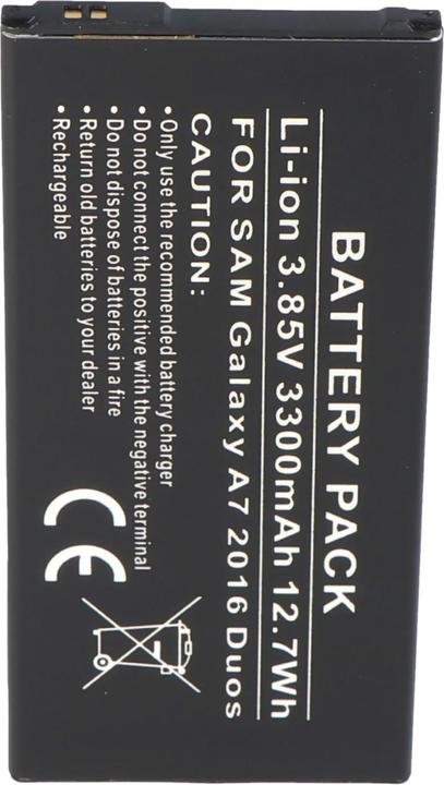 Actual product image AccuCell Akku Samsung Galaxy A7 2016 Duos