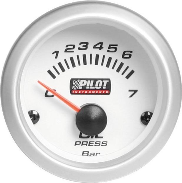 Produktbild Lampa Instrument Öldruck - 52 mm - Blau