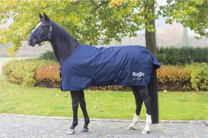 Actual product image Kerbl Outdoor horse rug RugBe Zero 125 cm, dark navy