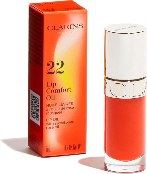 Immagine prodotto Clarins Lip Comfort Oil Power of Colours 22 Daring Orange 7ml (22 Arancione audace)