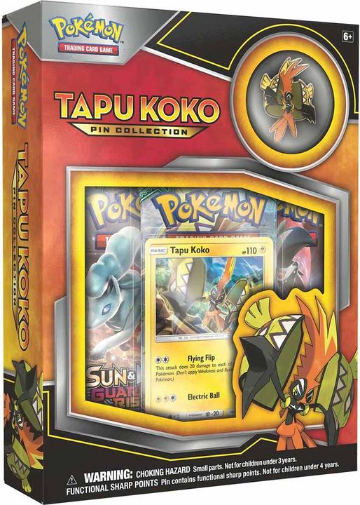 Image du produit Pokémon Pokemon- Kapu-Riki: Pin Collection Box (Anglais, Coffret & Collection)