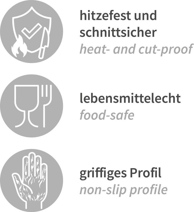 Image du produit Hygostar Gants de protection contre la chaleur et les coupures "Cut Hot (fibre spéciale résistante aux coupures)